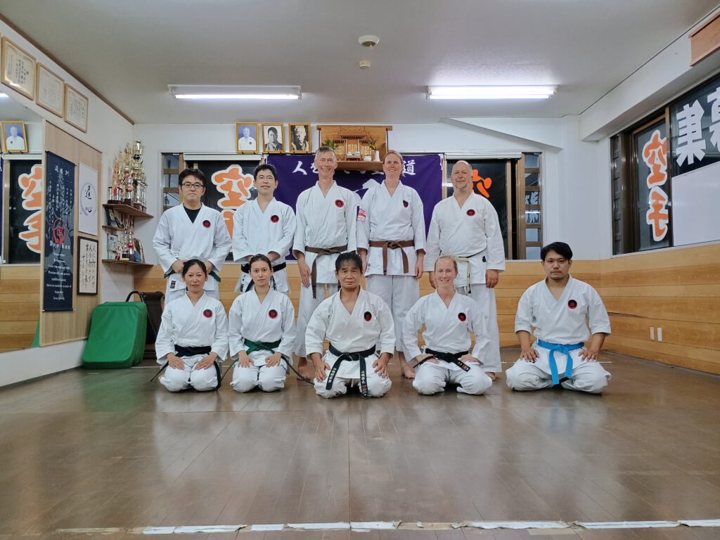 At Yamoshiro dojo Okinawa 2024